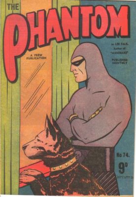 Phantom Comic Frew # 74 1954 Close To Near Mint