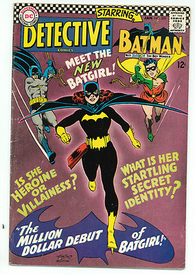 Detective Comics #359 FIRST APP BATGIRL VF- COMPLETE!!