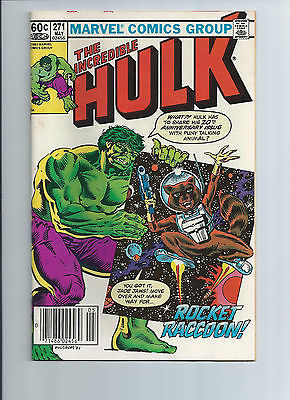 Incredible Hulk #271 1st Appearance of Rocket Raccoon (NM)
