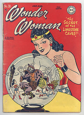 Wonder Woman #30 VG (Looks Much Better) H G Peter – FREE SHIPPING