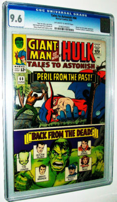 Tales to Astonish #68~Marvel Comics 6/65~HIGH GRADE SILVER AGE~HULK~Cgc 9.6 NM+