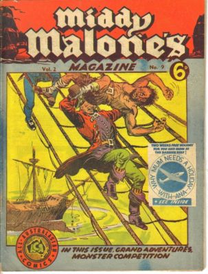 Middy Malone’s Vol.2 #9 (Buster Braddock) Aust. Art