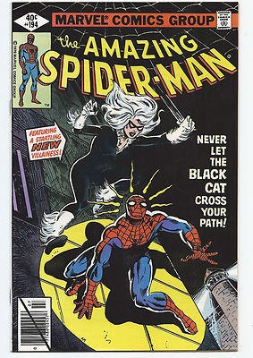 AMAZING SPIDER-MAN #194 STUNNING NM/MT(9.8) KEY 1ST APP. BLACK CAT! W/PAGES