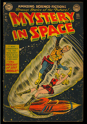 Mystery in Space #5 Pre-Code Golden Age DC Sci-Fi Comic 1951 GD+