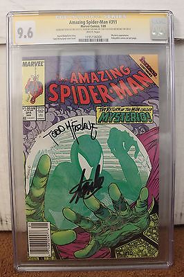 Amazing Spiderman #311 CGC 9.6 3X SS White pages Signed Stan Lee Mcfarlane +1
