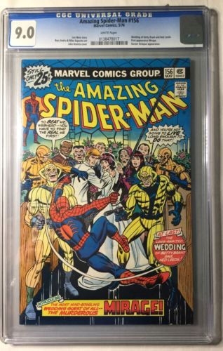 AMAZING SPIDER-MAN COMIC #156 Marvel Comics (1976) SLABBED CGC 9.0 High Grade!!