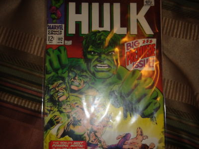 Incredible Hulk #102 good condition… collectable origin issue