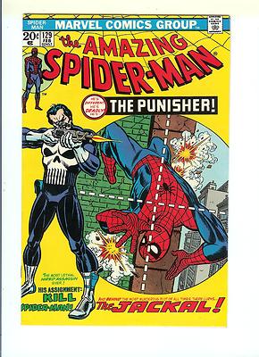 Amazing Spider-man #129 v1 VF- 7.5 1st app Punisher & Jackal Higher Grade