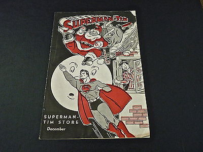 SUPERMAN-TIM STORE DECEMBER 1945 FINE