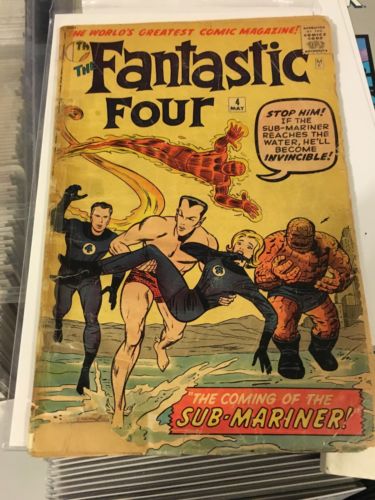 Fantastic Four 4 First Sub Mariner Silver Age