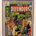 MARVEL FEATURE #1 ORIGIN & 1ST APPEARANCE OF DEFENDERS 12/71 WHITE PAGES CGC 7.0