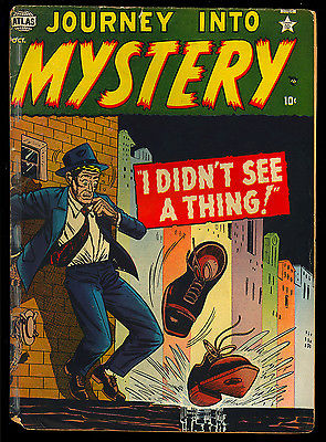 Journey into Mystery #3 Rare Golden Age Pre-Code Atlas Horror Comic 1952 FR