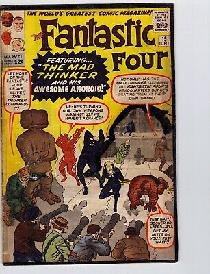 FANTASTIC FOUR #15     Affordable Early Silver Age!
