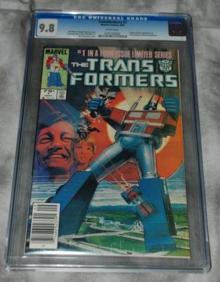 CGC Graded Transformers #1 9.8 White Pages