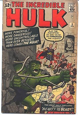 INCREDIBLE HULK #5 (Marvel) VG