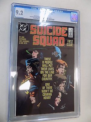Suicide Squad (1987) # 1 CGC 9.4 NM WHITE pages John Ostrander Luke McDonnell