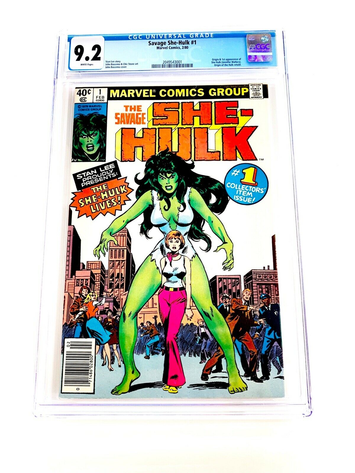 Savage She-Hulk #1 CGC 9.2 1st Appearance Of She-Hulk, Jennifer Walters Disney+
