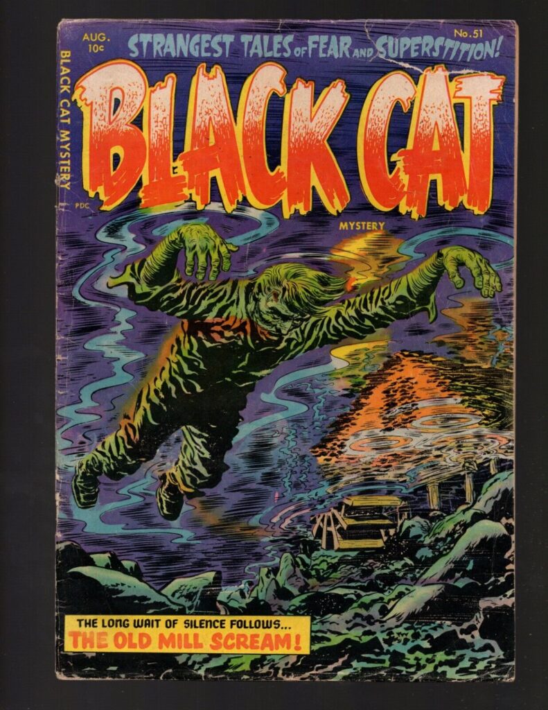 Black Cat Mystery #51 (1954) Golden Age Pre-Code Horror Harvey Comic ...